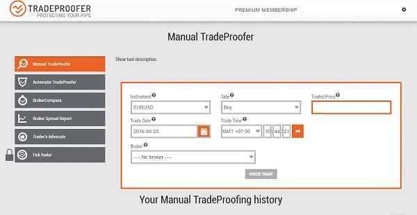 manual Tradeproofer