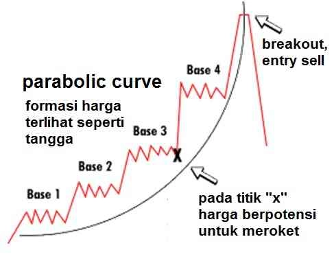 pola parabolic curve dasar