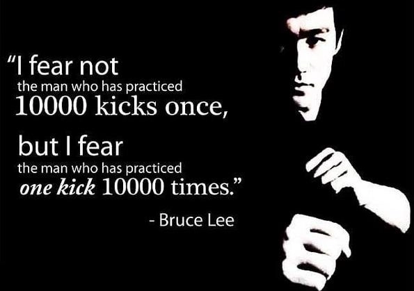 Kutipan Ala Bruce Lee
